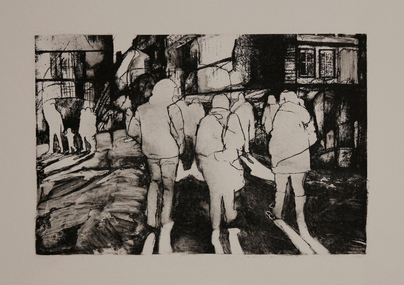 polyester plate lithograph | 10.5x7 in